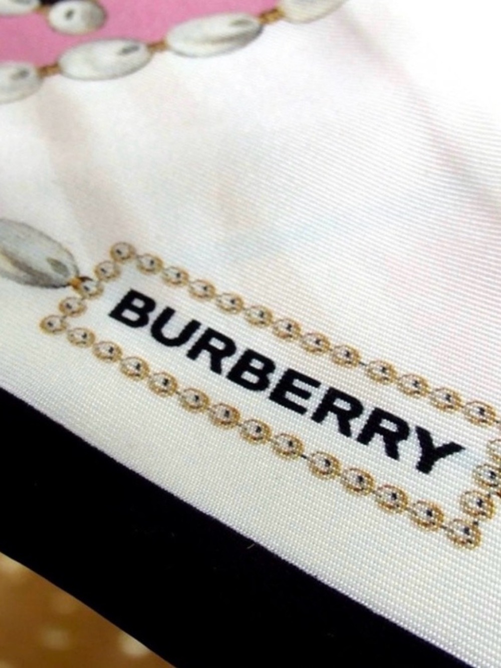 Burberry Signature Nova Check Silk Scarf 😍💕 - Picture 4 of 5